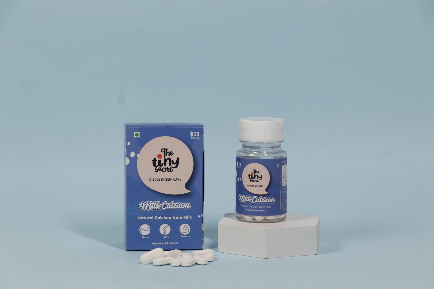 The Tiny Secret Natural Milk Calcium Tablets