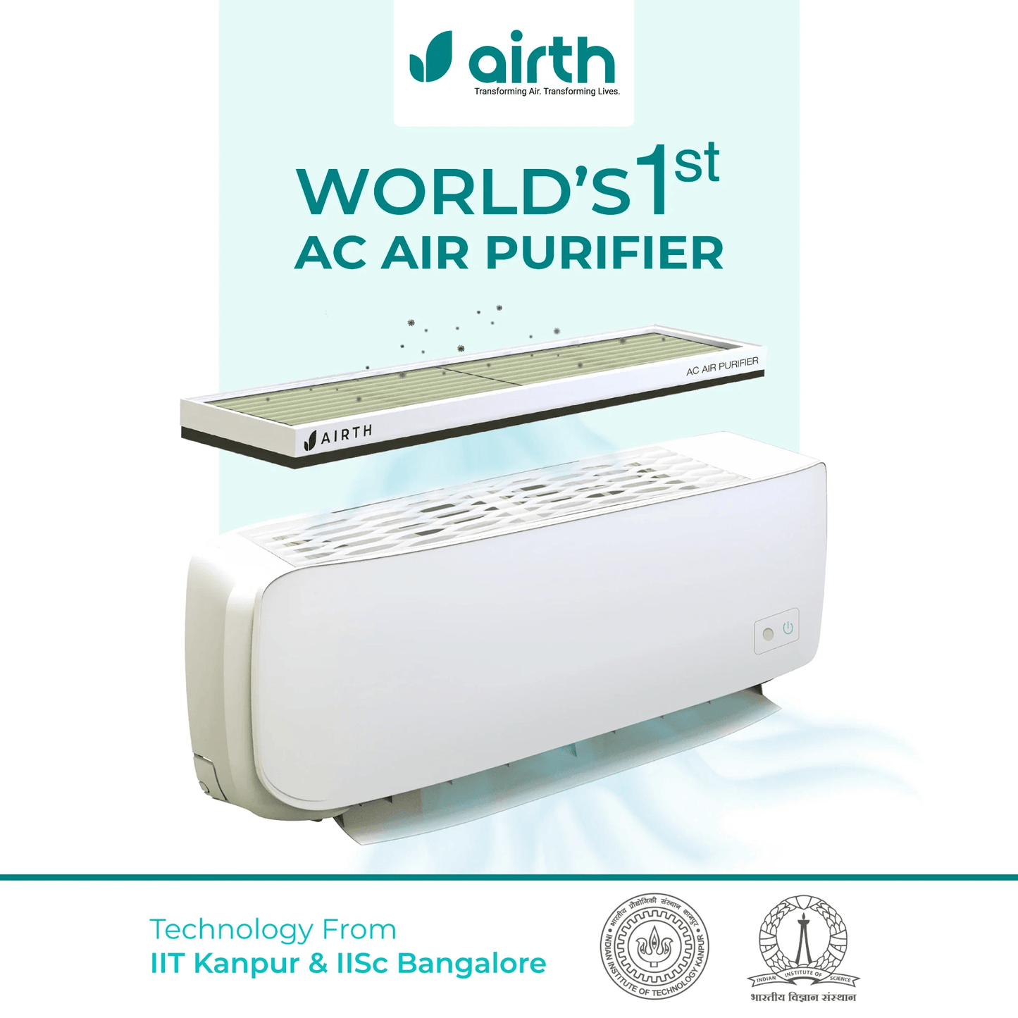 Split AC Air Purifier for Winter [AQI 300+] (Pack of 2)